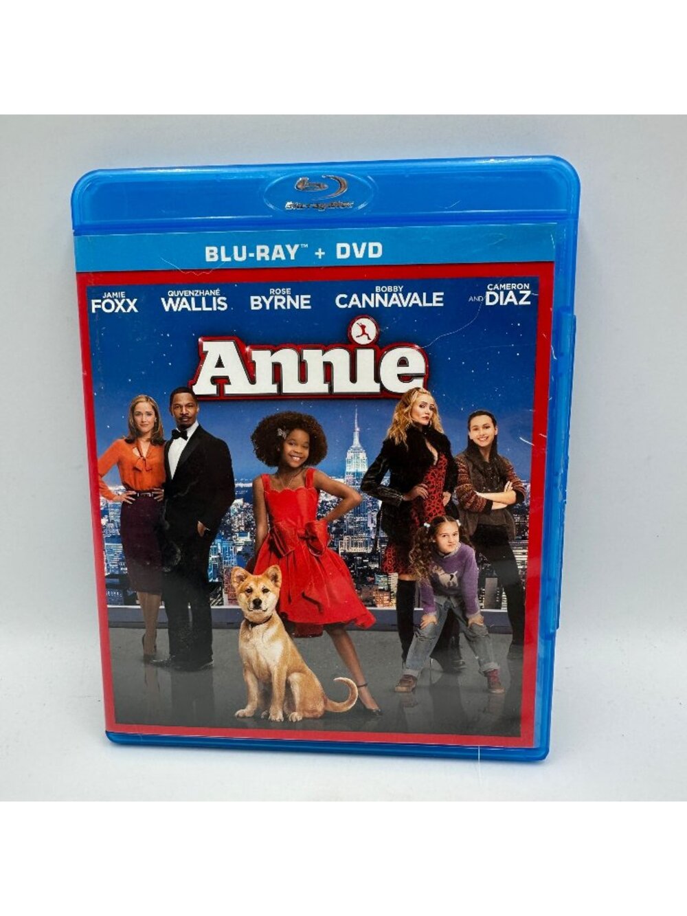 Annie BluRay DVD 2014 Quvenzhane Wallis Jamie Foxx Sony Pictures PG Musical